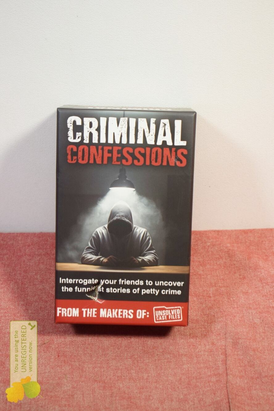 Unsolved Case Files: Criminal Confessions Card Game